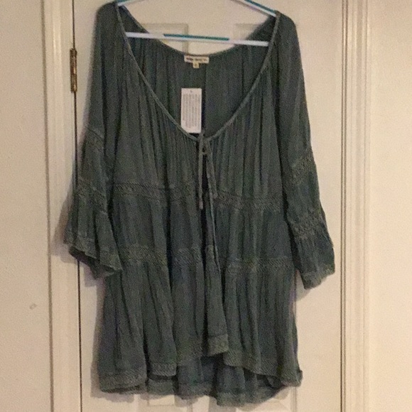 NWT Indigo Thread Company Oversized Topper- 2X - Picture 1 of 9